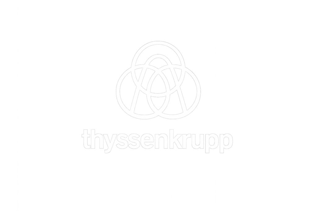 Logo Thyssen weiß