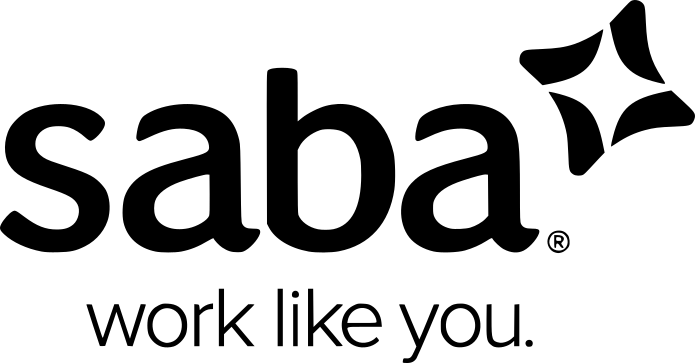 Saba Logo mit Text SW